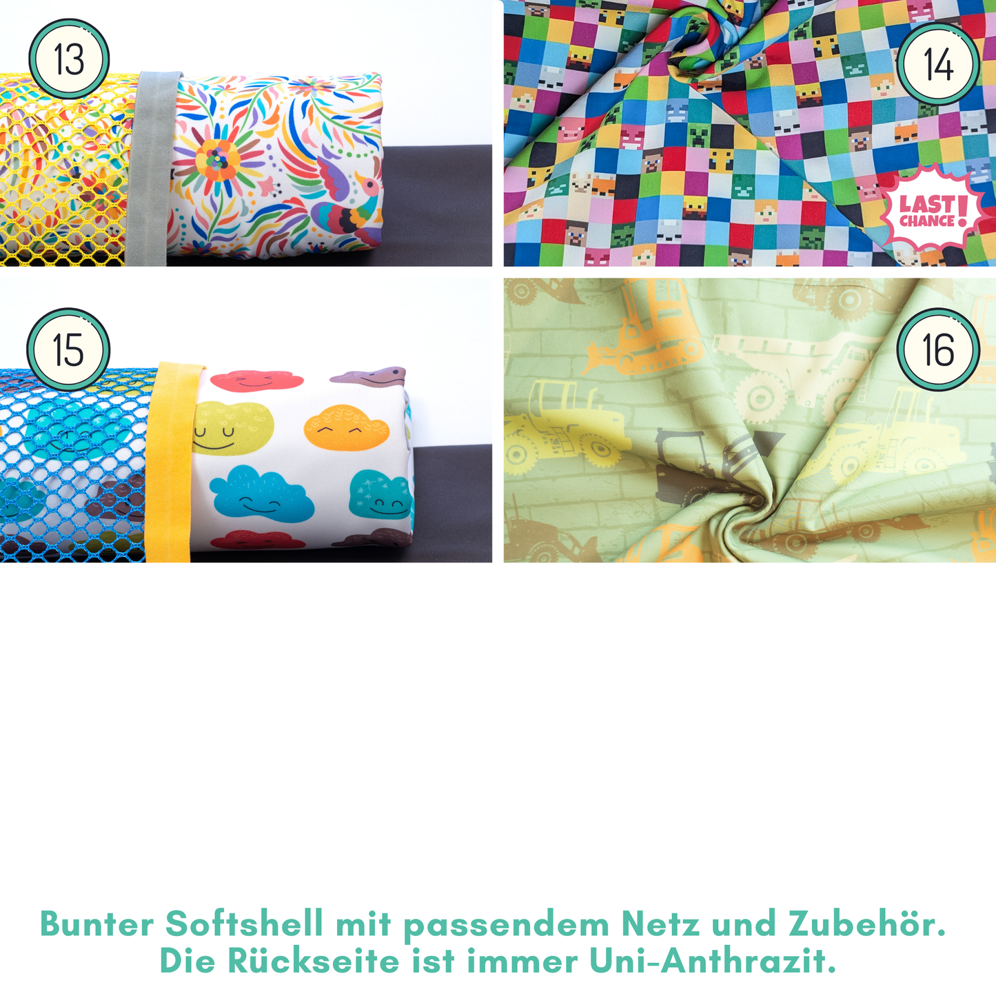 Kleine Netztasche für Sandspielzeug Aufbewahrung