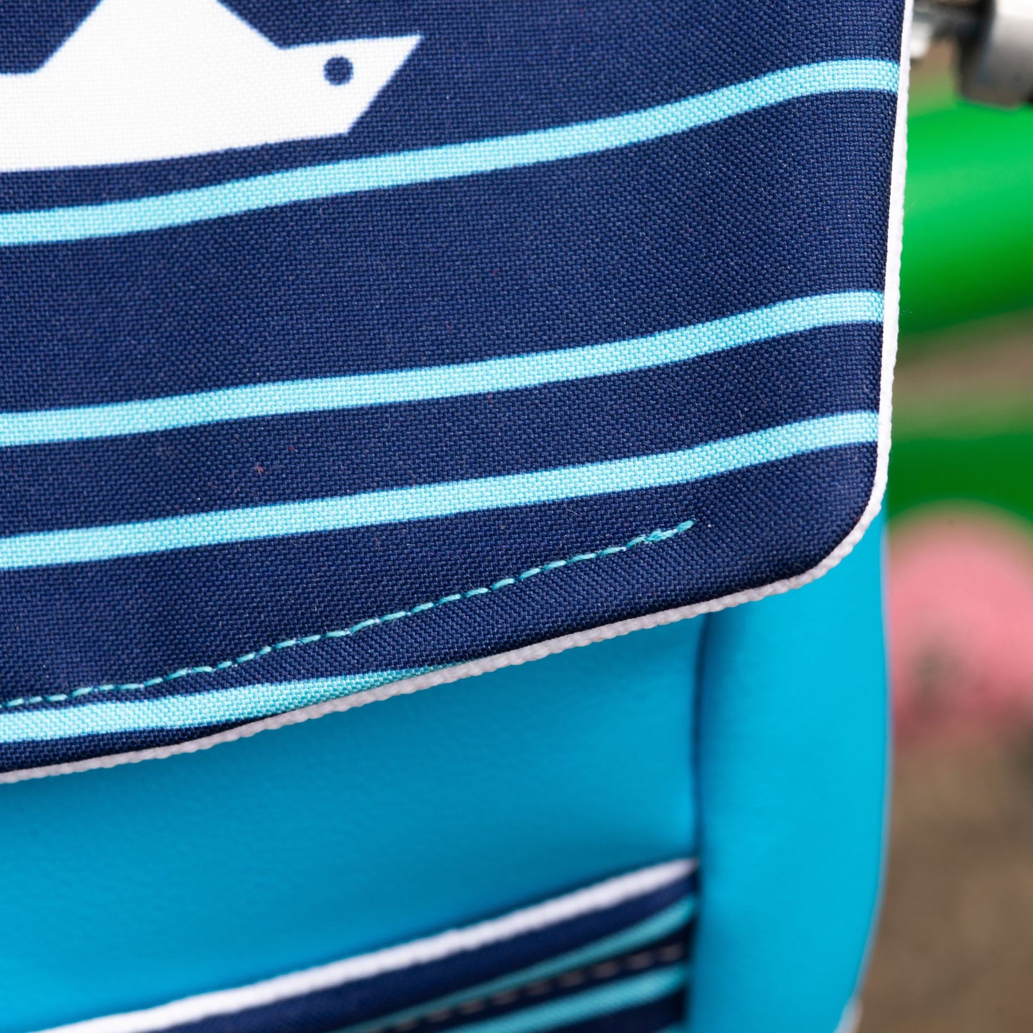 Lenkertasche Kinder nähen mit Nähset mit Stoff und Anleitung - Blau