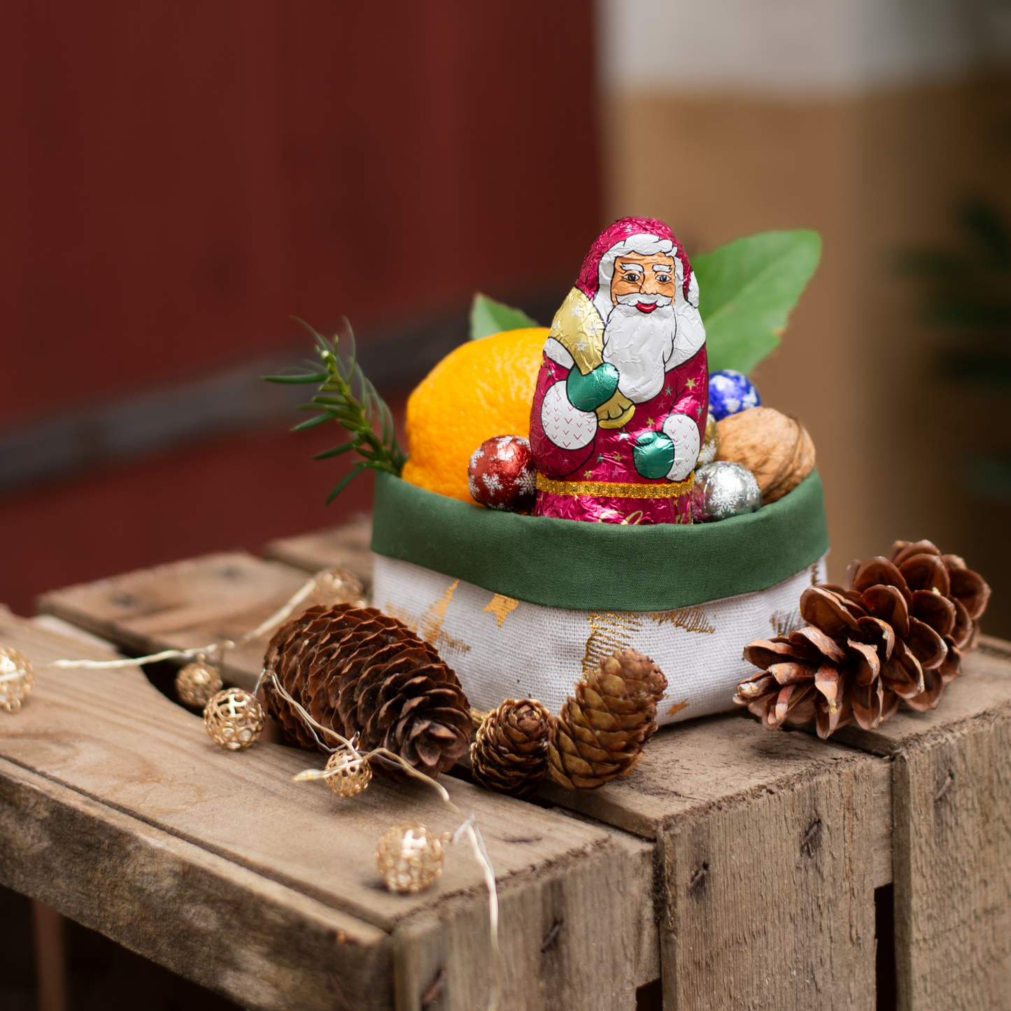 Utensilo nähen mit Nähpaket für Anfänger // Weihnachtsstoffe // 3 Mini-Utensilo im Set
