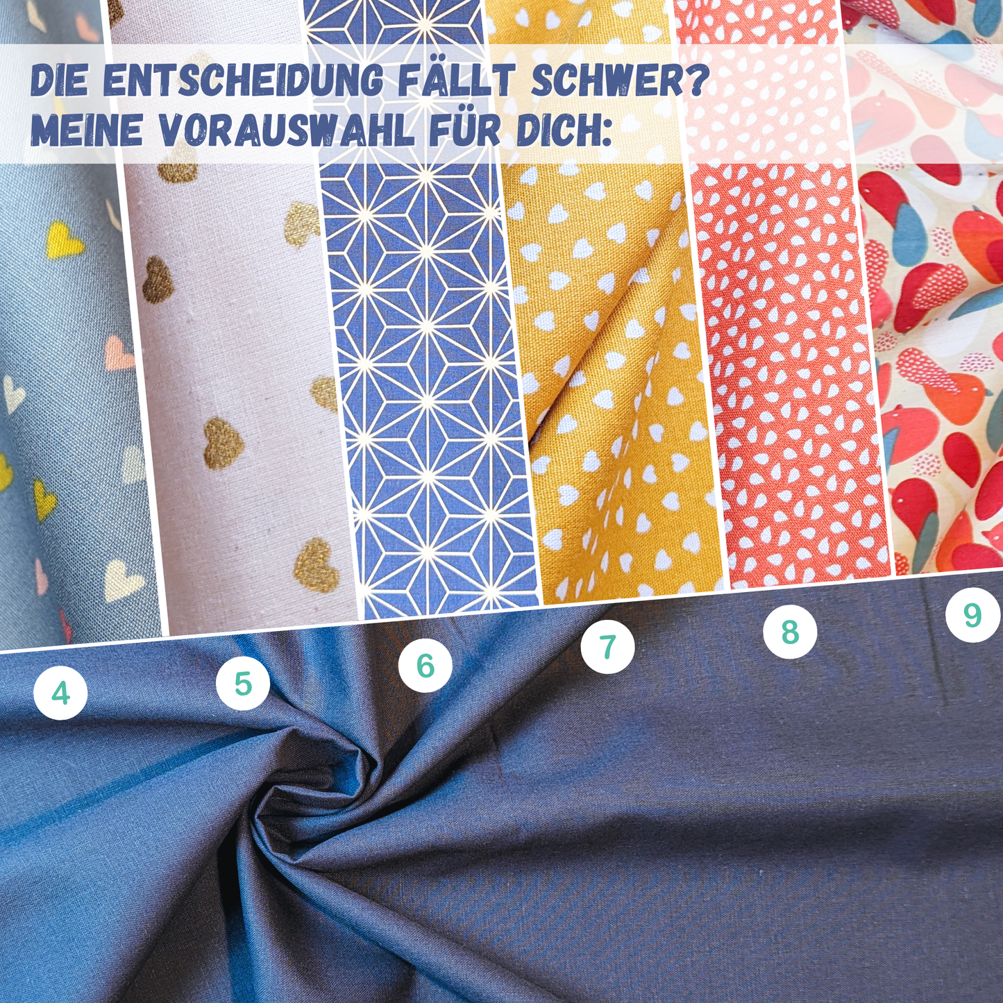 Utensilo nähen mit Nähpaket für Anfänger // Brötchenkorb nähen // Set: 1x L, 2x S