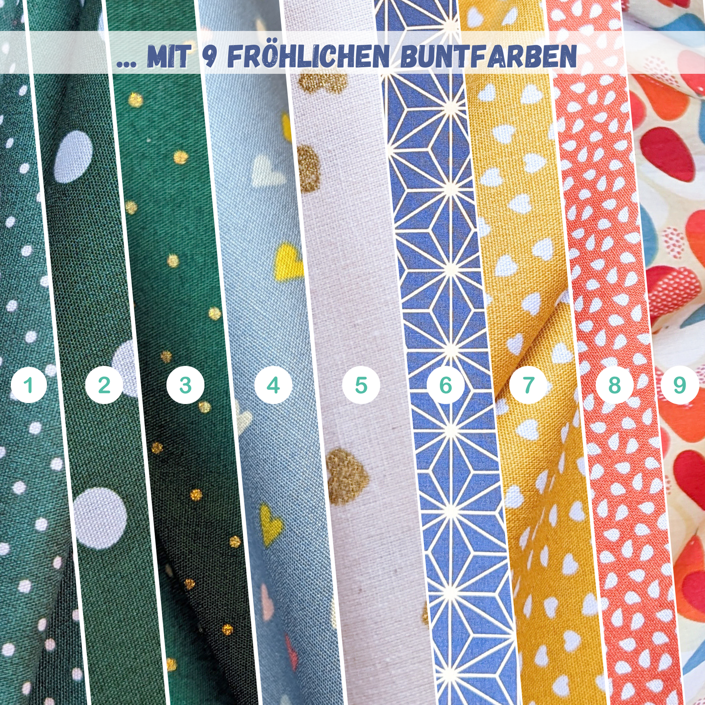 Utensilo nähen mit Nähpaket für Anfänger // Brötchenkorb nähen // Set: 1x L, 2x S