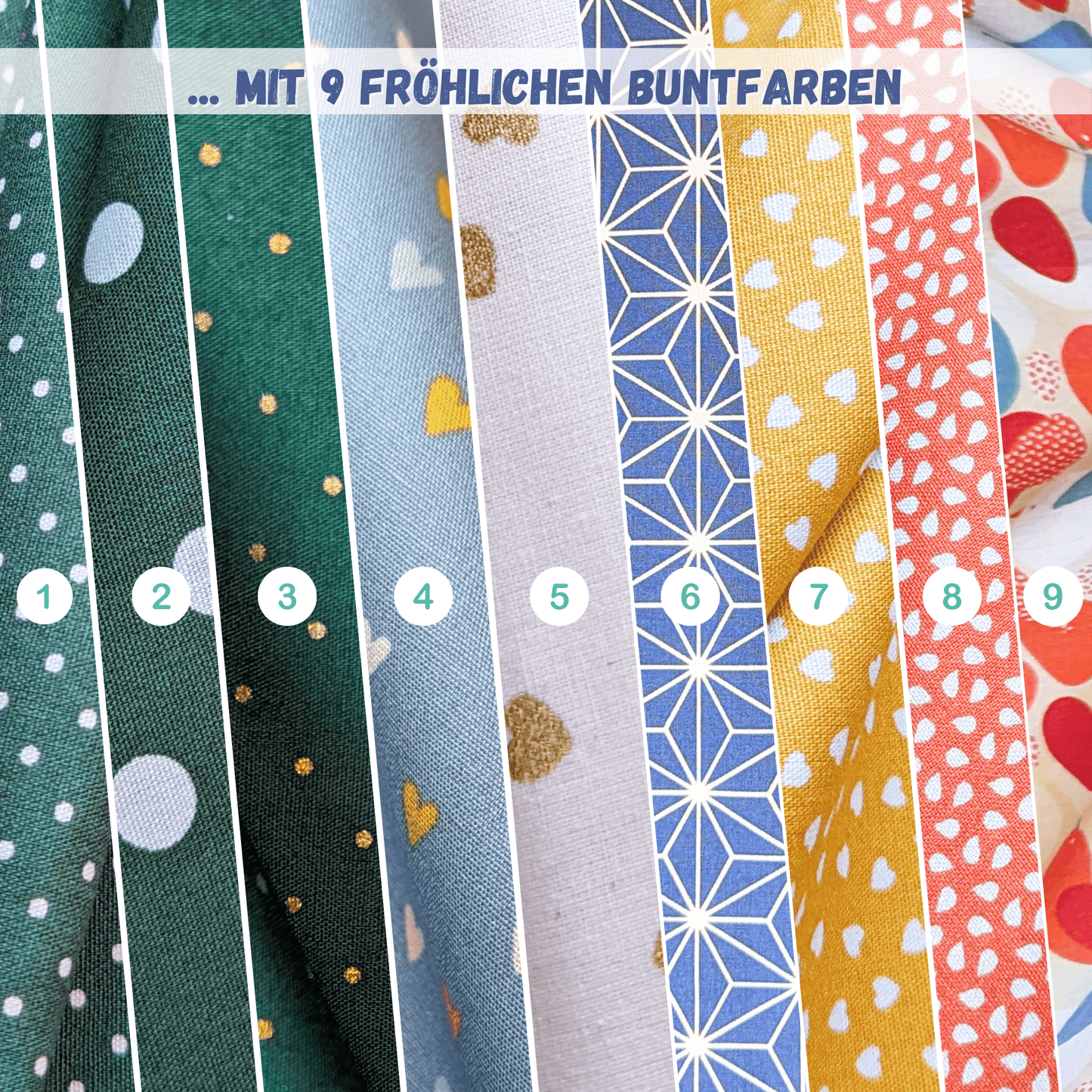 Utensilo nähen mit Nähpaket für Anfänger // Weihnachtsstoffe // 3 Mini-Utensilo im Set