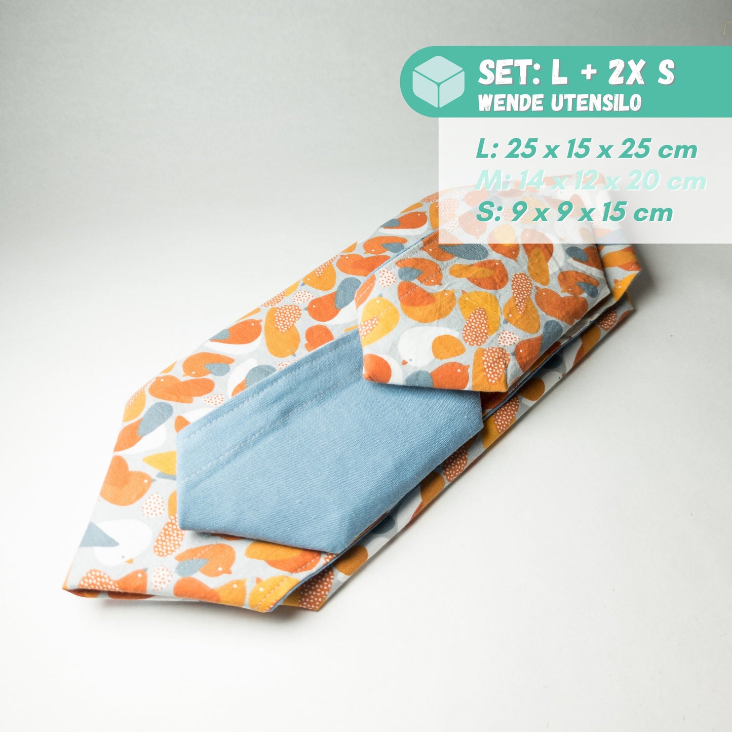 Utensilo nähen mit Nähpaket für Anfänger // Brötchenkorb nähen // Set: 1x L, 2x S