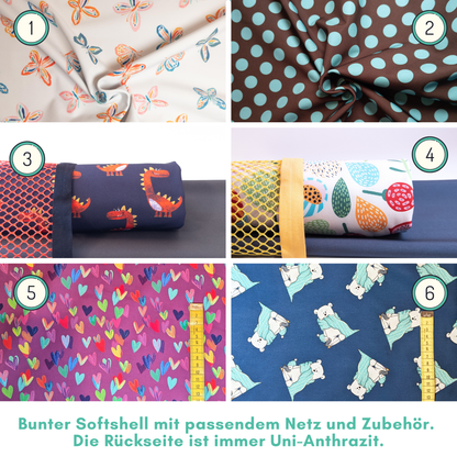 Großer Buddelbeutel: Turnbeutel nähen als Tasche für Sandspielzeug