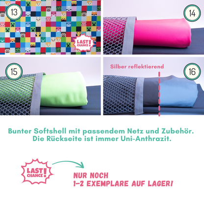 Großer Buddelbeutel: Turnbeutel nähen als Tasche für Sandspielzeug