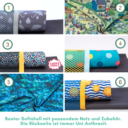 Kleine Netztasche für Sandspielzeug Aufbewahrung