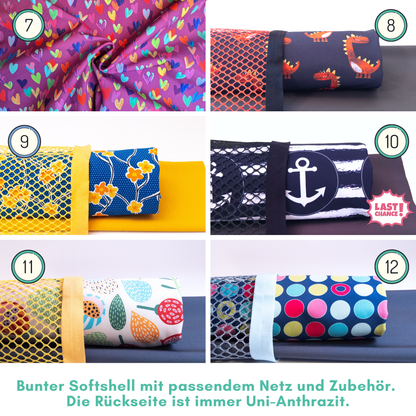 Kleine Netztasche für Sandspielzeug Aufbewahrung