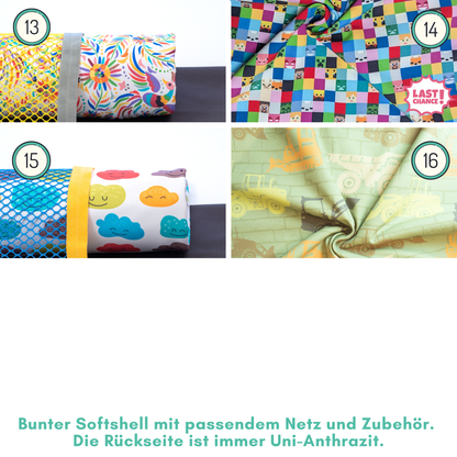 Kleine Netztasche für Sandspielzeug Aufbewahrung