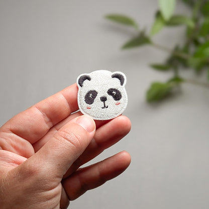 Niedlicher Panda Patch zum Aufbügeln, Flicken zum Aufbügeln
