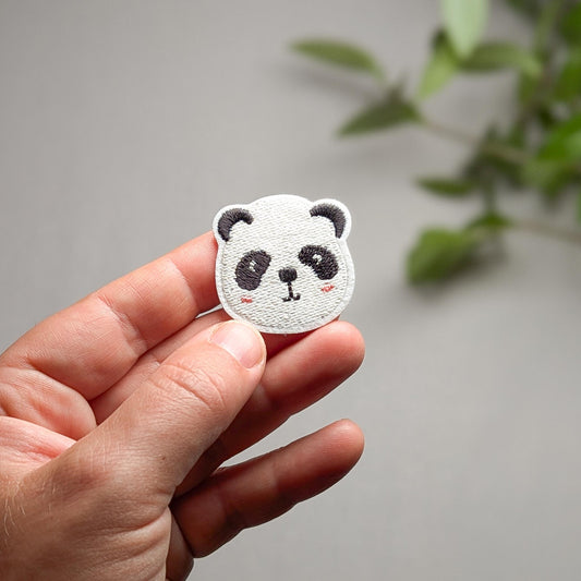 Niedlicher Panda Patch zum Aufbügeln, Flicken zum Aufbügeln