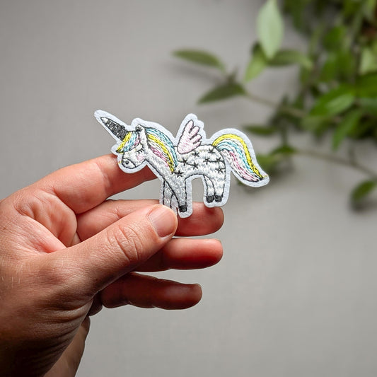 Einhorn Patch zum Aufbügeln, Flicken zum Aufbügeln