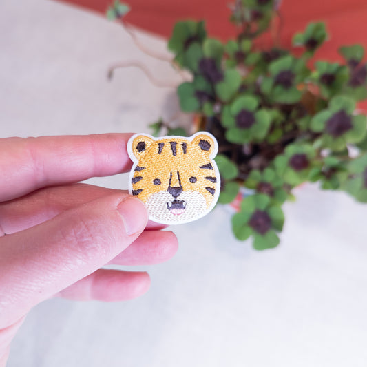 Niedlicher Tiger Patch zum Aufbügeln, Flicken zum Aufbügeln