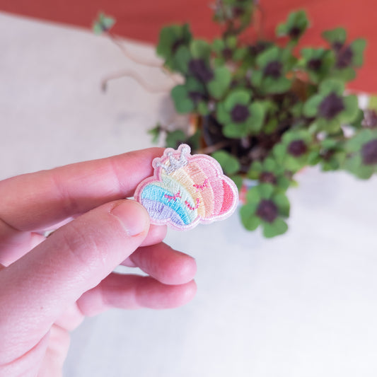 Niedlicher Wolke Patch zum Aufbügeln, Flicken zum Aufbügeln