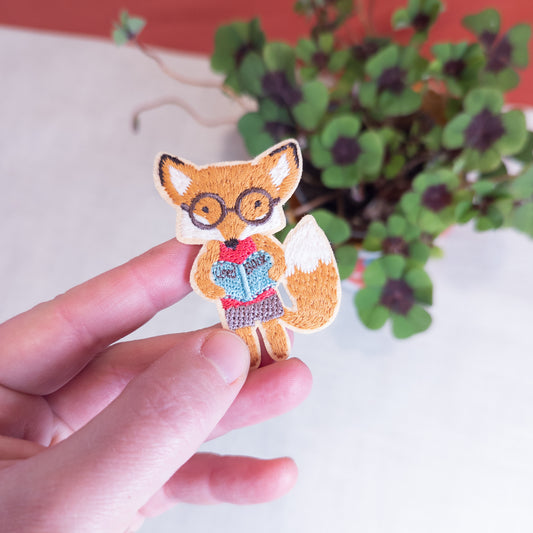 Niedlicher Fuchs Patch zum Aufbügeln, Flicken zum Aufbügeln