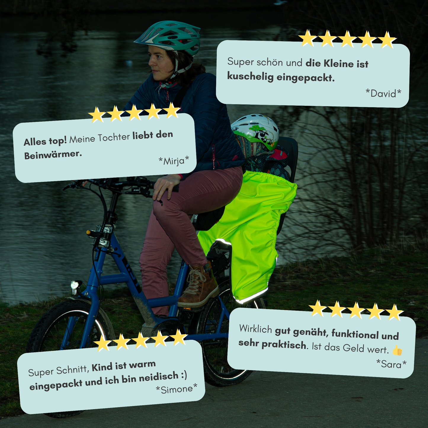 kindersitz fahrrad regenschutz DIY-Nähset