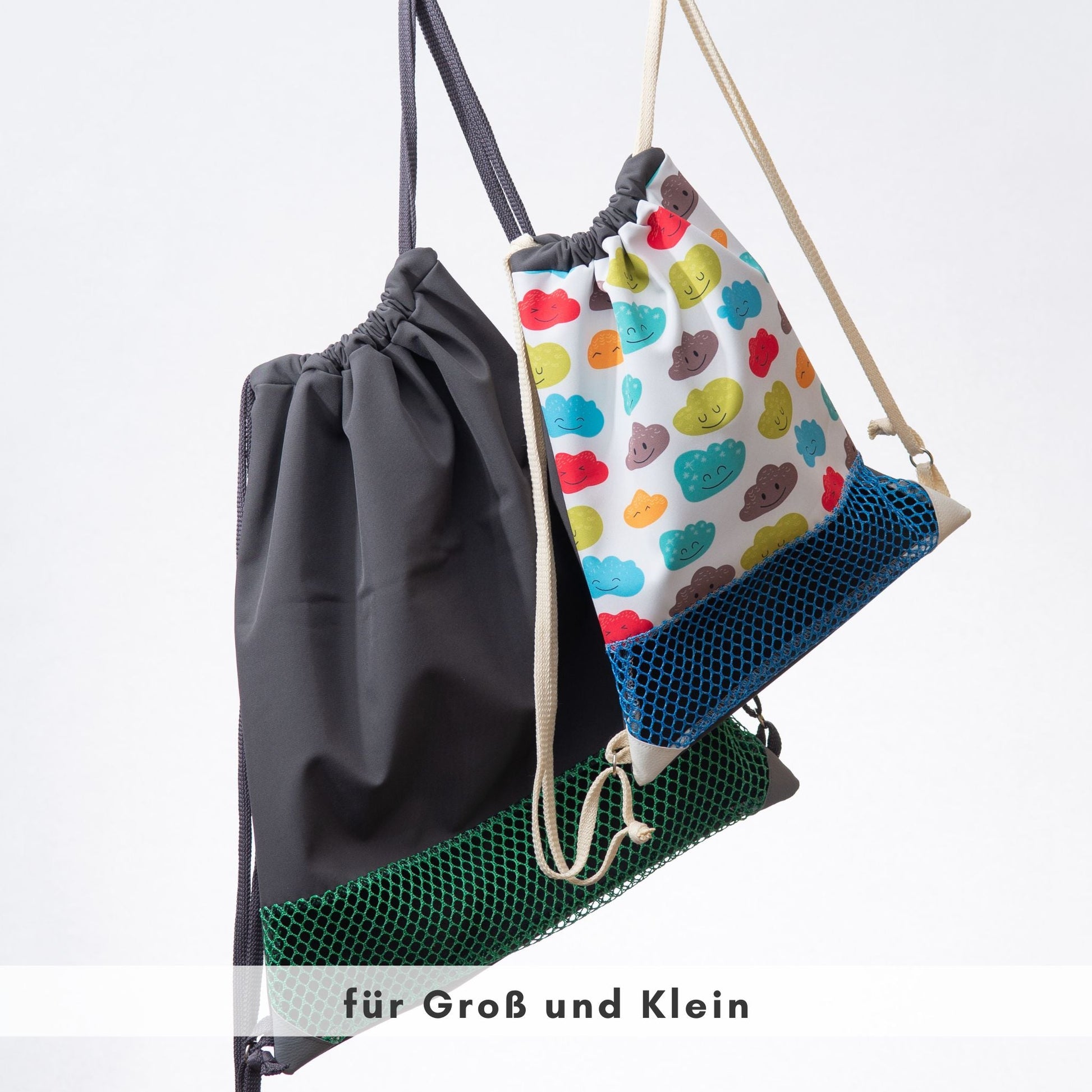 Kleine Netztasche für Sandspielzeug Aufbewahrung