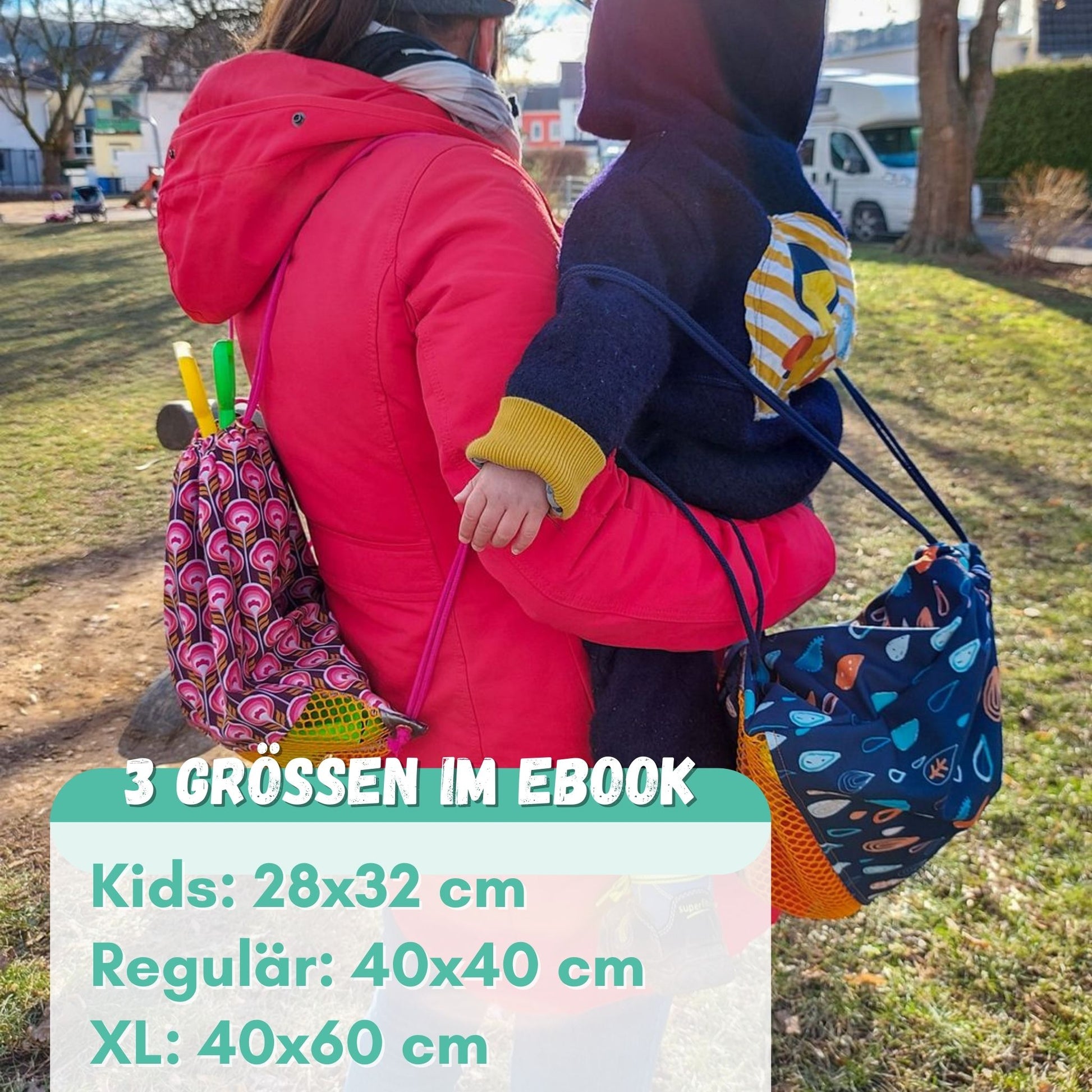 sandkasten spielzeug aufbewahrung Buddelbeutel